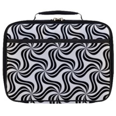 Soft Pattern Repeat Monochrome Full Print Lunch Bag