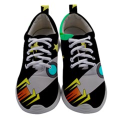 Planet Rocket Space Stars Women Athletic Shoes by Ravend