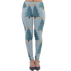 Christmas Trees Time Lightweight Velour Leggings