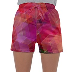 Abstract Background Texture Pattern Sleepwear Shorts