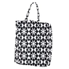 Mosaic Floral Repeat Pattern Giant Grocery Tote