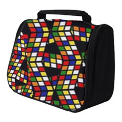 Graphic Pattern Rubiks Cube Cubes Full Print Travel Pouch (small) by Ravend