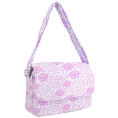 Peony Asia Spring Flowers Natural Courier Bag