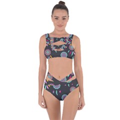 Dreamcatcher Seamless American Bandaged Up Bikini Set 