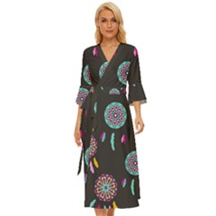 Dreamcatcher Seamless American Midsummer Wrap Dress by Ravend