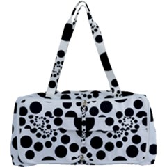Dot Dots Round Black And White Multi Function Bag
