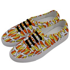 Candy Corn Halloween Candy Candies Men s Classic Low Top Sneakers by Ravend