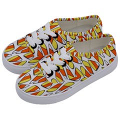 Candy Corn Halloween Candy Candies Kids  Classic Low Top Sneakers by Ravend