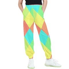 Low Poly Triangles Kids  Joggers