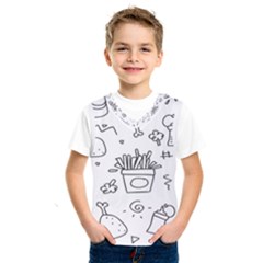 Set Chalk Out Scribble Collection Kids  Basketball Tank Top