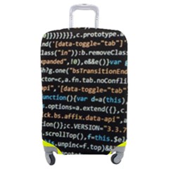 Close Up Code Coding Computer Luggage Cover (medium) by Amaryn4rt