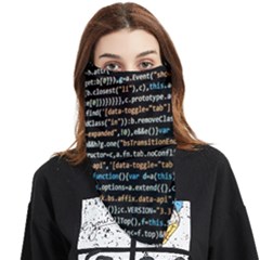 Close Up Code Coding Computer Face Covering Bandana (triangle) by Amaryn4rt