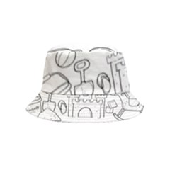 Baby Hand Sketch Drawn Toy Doodle Bucket Hat (kids) by Pakjumat