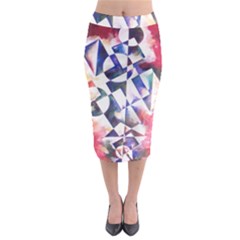 Abstract Art Work 1 Midi Pencil Skirt by mbs123