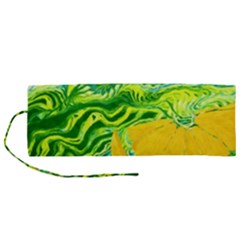 Zitro Abstract Sour Texture Food Roll Up Canvas Pencil Holder (m) by Amaryn4rt