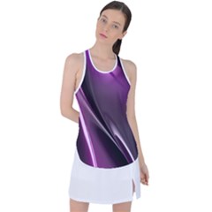 Fractal Mathematics Abstract Racer Back Mesh Tank Top by Amaryn4rt