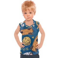 Missile Pattern Kids  Sport Tank Top