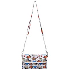 Full Color Flash Tattoo Patterns Mini Crossbody Handbag