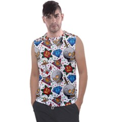 Full Color Flash Tattoo Patterns Men s Regular Tank Top by Bedest