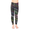 False Prismatic Black Background Kids  Leggings View1