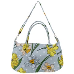 Narcissus Floral Botanical Flowers Removable Strap Handbag by Pakjumat