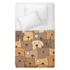 Cute Dog Seamless Pattern Background Duvet Cover (single Size)