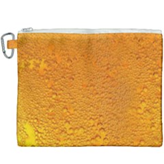 Beer Bubbles Pattern Canvas Cosmetic Bag (xxxl)
