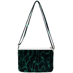 Green Pattern Background Abstract Double Gusset Crossbody Bag by Hannah976