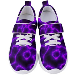 Purple Pattern Background Structure Women s Velcro Strap Shoes by Hannah976