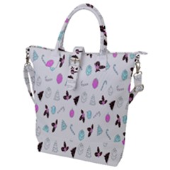 It`s Christmas Outside!   Buckle Top Tote Bag by ConteMonfrey