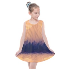 Landscape Nature Mountains Sky Kids  Summer Dress by Hannah976