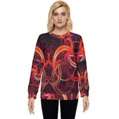 Abstract Seamless Pattern Hidden Pocket Sweatshirt by Hannah976