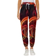 Colorful Prismatic Chromatic Women s Cropped Drawstring Pants by Hannah976