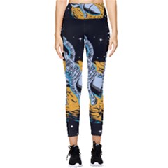 Astronaut Planet Space Science Pocket Leggings  by Sarkoni
