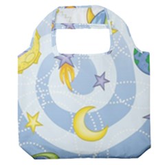 Science Fiction Outer Space Premium Foldable Grocery Recycle Bag