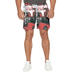 Cars City Fear This Poster Men s Runner Shorts by Sarkoni