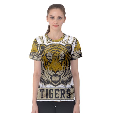 1813 River City Tigers Athletic Department Women s Sport Mesh T-shirt by Sarkoni