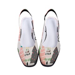 Christmas Trees Icons Women s Classic Slingback Heels by Apen