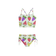 Fruits Pattern Background Food Girls  Tankini Swimsuit by Apen