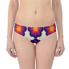 Flower Pattern Design Seamless Hipster Bikini Bottoms