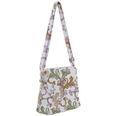Pattern Design Art Decoration Zipper Messenger Bag