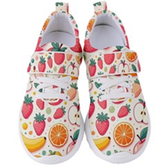 Fruit Sweet Pattern Women s Velcro Strap Shoes