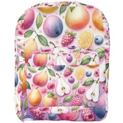 Fruits Apple Strawberry Raspberry Full Print Backpack