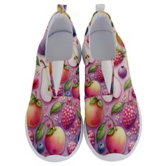 Fruits Apple Strawberry Raspberry No Lace Lightweight Shoes