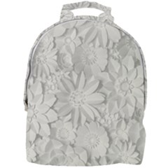 Damask, Desenho, Flowers, Gris Mini Full Print Backpack by nateshop