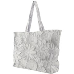 Damask, Desenho, Flowers, Gris Simple Shoulder Bag by nateshop