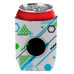 Geometric Shapes Background Can Holder by Bedest