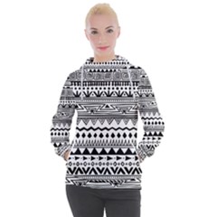 Boho Style Pattern Women s Hooded Pullover