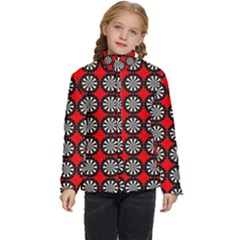 Dart Board Kids  Puffer Bubble Jacket Coat by Dutashop