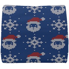 Santa Clauses Wallpaper Seat Cushion by artworkshop